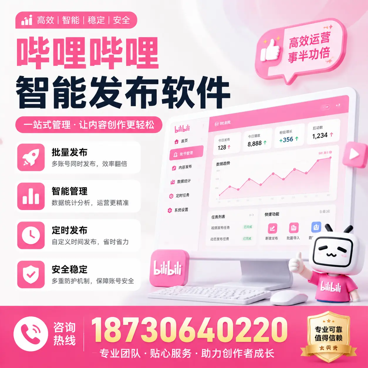 如何评估哔哩哔哩智能发布软件的ROI？邵阳 企业必读